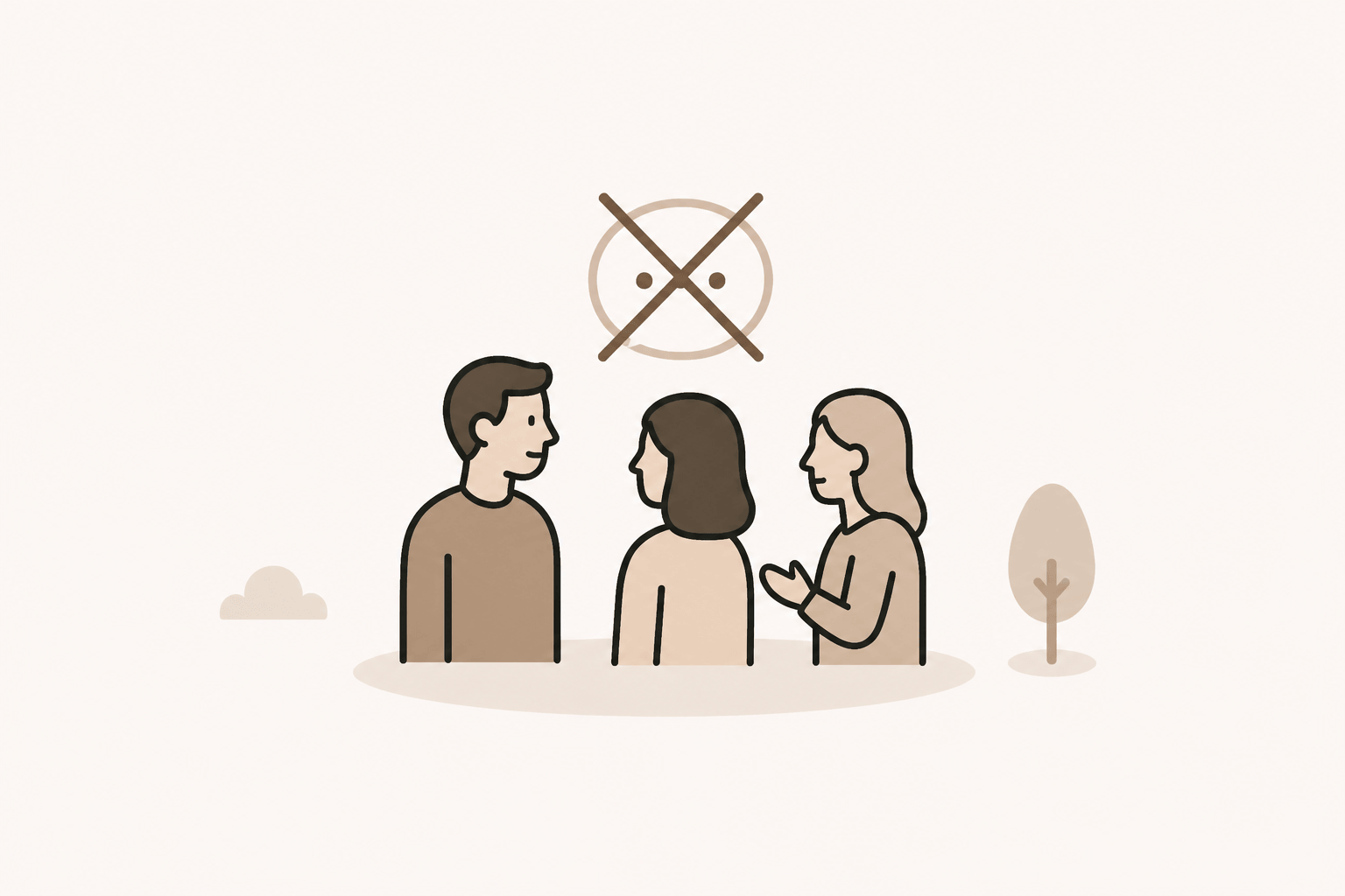 Illustration sur le manque de bouche à oreille