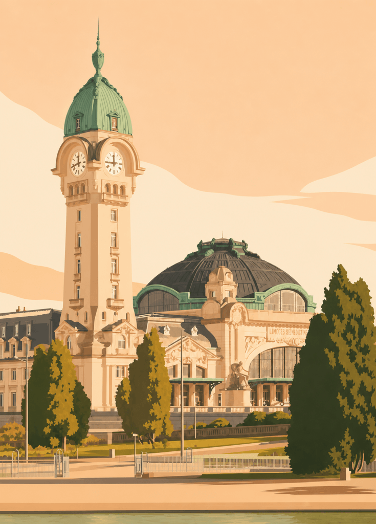 Illustration sur la ville de Limoges